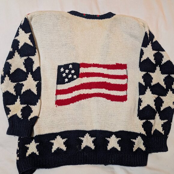 1991 Eagles Eye Sweater Vintage America theme - Picture 2 of 4